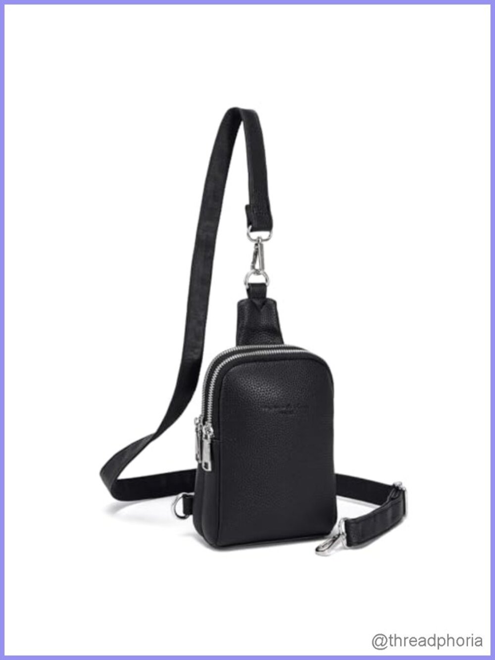 Anti Theft Crossbody Bag Women Travel Sling Purse RFID Faux Leather